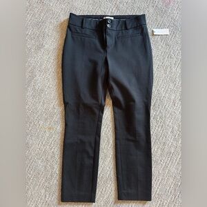 Abercrombie the essential slim pants women’s size 4 black cropped straight leg